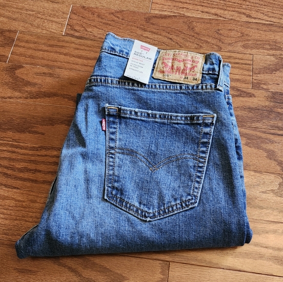 NWT Levi's 505 Men's Jeans Medium Wash Size 34x34 - Picture 8 of 8